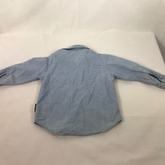 Mickey & Co vintage denim kids shirt Size small 4 - Picture 6 of 8